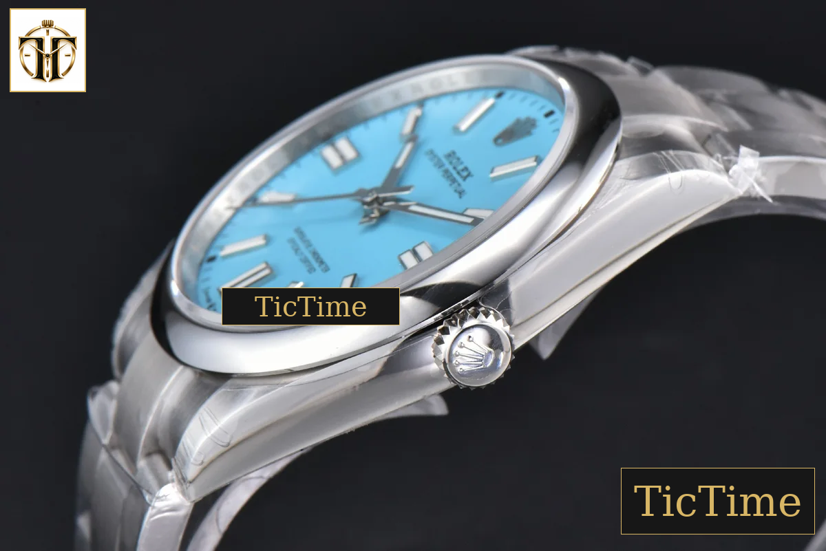 Oyster Perpetual 904L 124300 41mm VSF Tiffany Dial Oyster Bracelet VS3235 — foto 11