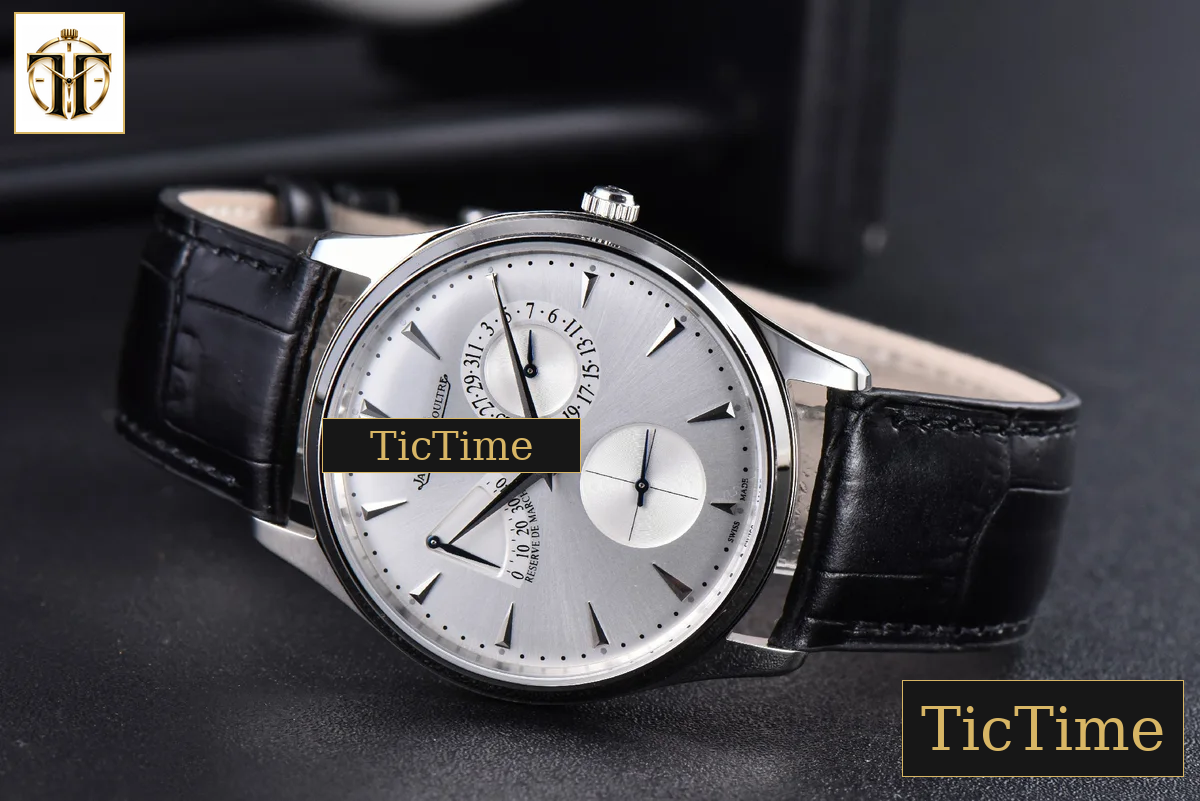 Master Ultra Thin Réserve de Marche 1378420 39mm ZF Silver Dial Black Leather Strap A938 — foto 12