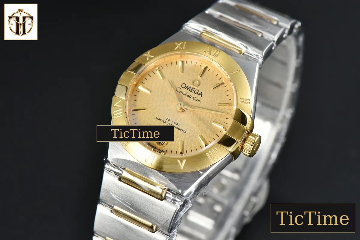 Constellation 29mm TWSF YG Gold Textured Dial YG/SS Bracelet A8700 — foto 4