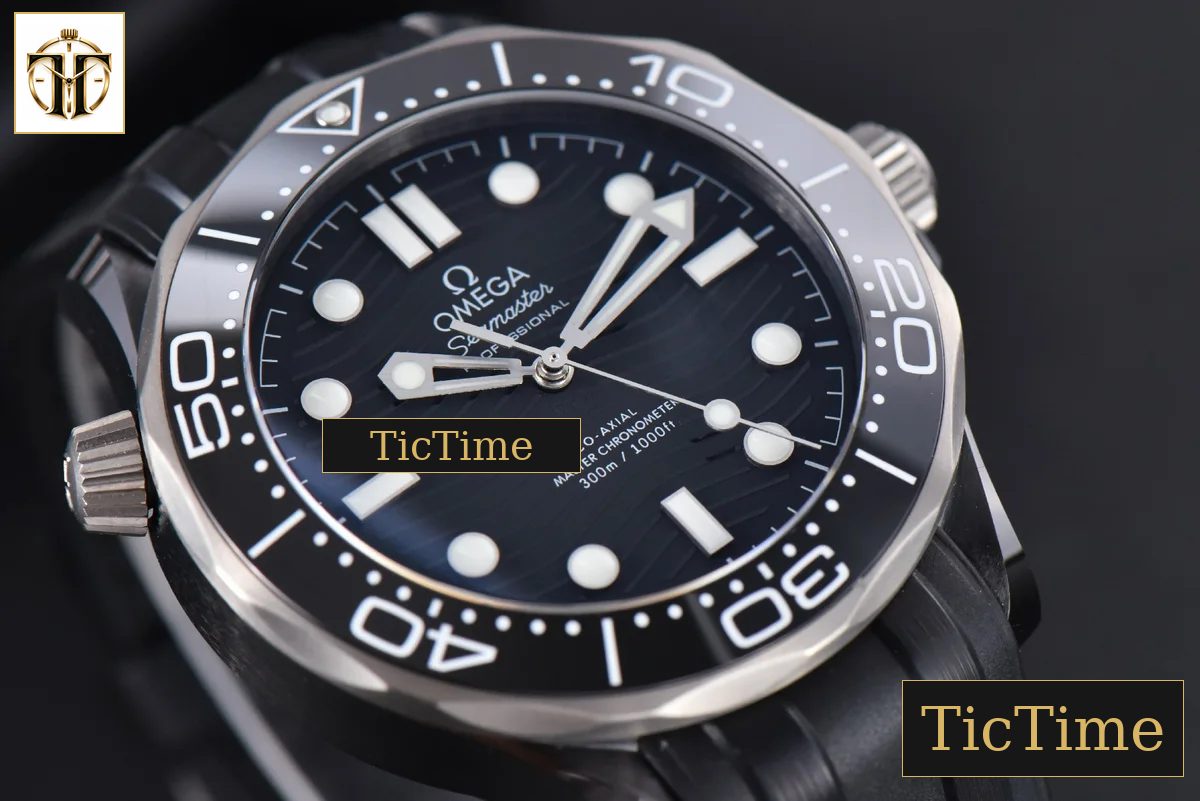 Seamaster Diver 43.5mm VSF Ceramic 300M Black Dial Rubber Strap A8806 — foto 9