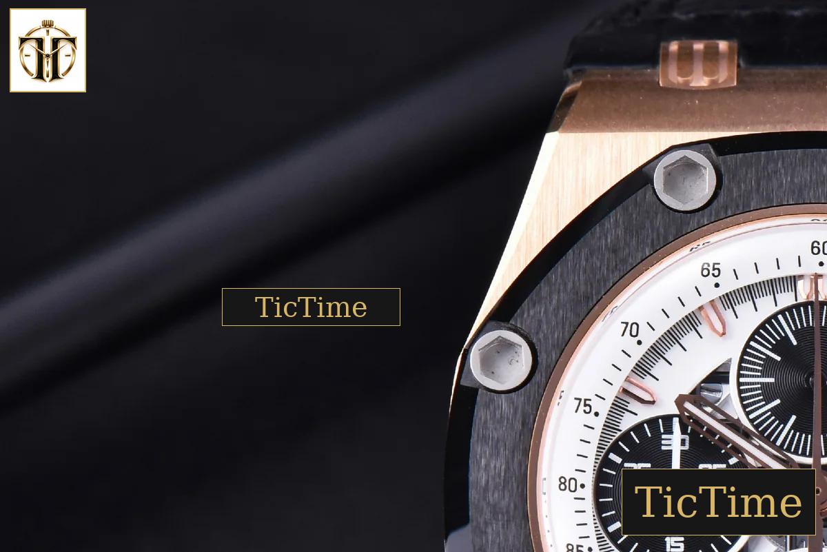 Royal Oak Offshore Ruben Barrichello II 44mm JF RG White Skeleton Dial Black Leather Strap V2 A3126 — foto 22