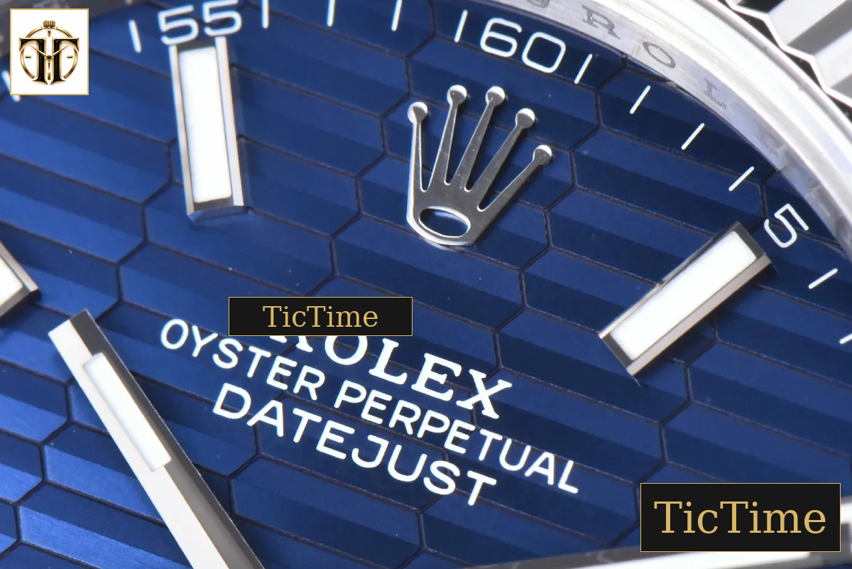 DateJust 41 904L 126334 41mm VSF Blue Motif Dial Jubilee Bracelet VS3235 — foto 5