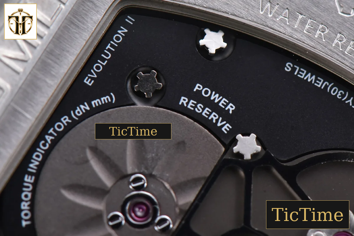 Tourbillon RM001 47mm JBF Titanium Black Skeleton Dial Black Rubber Strap — foto 19