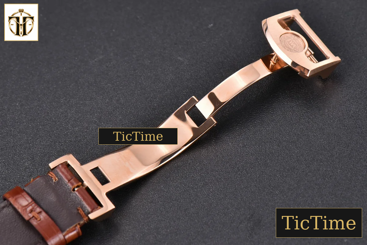 Portuguese PR IW500113 42mm ZF RG White Dial RG Marker Brown Leather Strap A51011 — foto 15