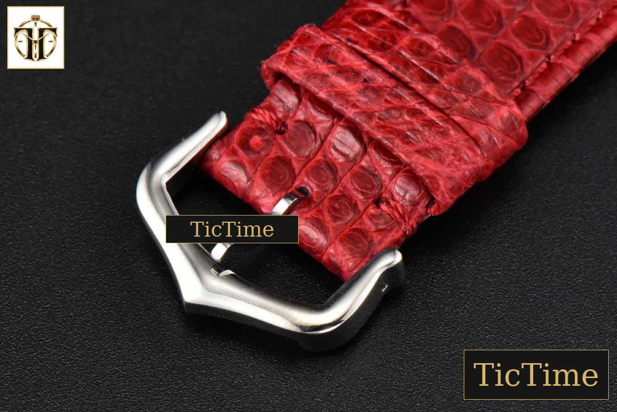 Tank Must Large 33.7×25.5mm K11F White Dial Red Croc Texture Strap Quartz — foto 21