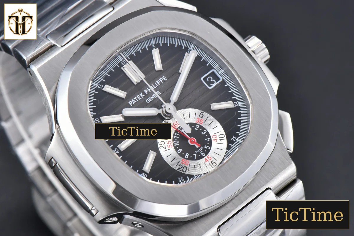 Nautilus 5980 40.5mm PPF Black Dial SS Bracelet A28-520 — foto 11
