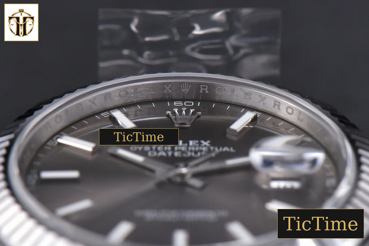 DateJust 904 126334 41mm ARF SS Gray Dial Lume Markers Jubilee Bracelet VR3235 — foto 12