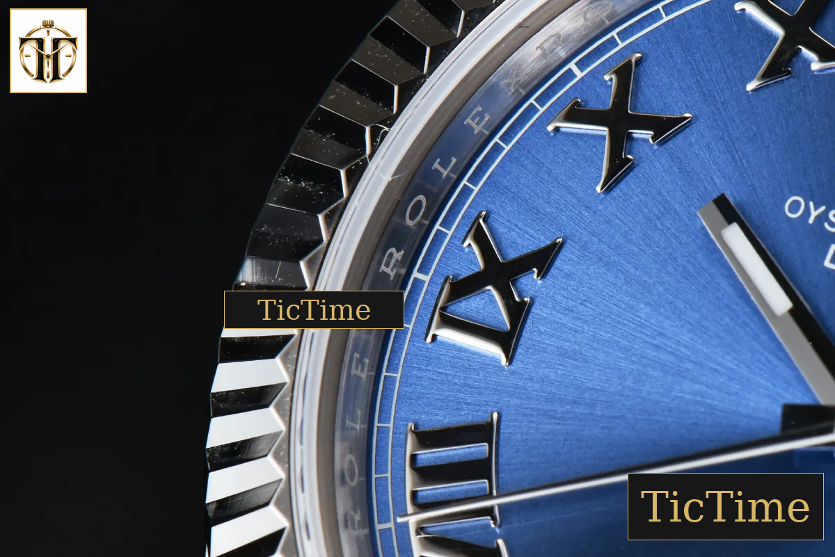 DateJust 126334 41mm ZF Blue Dial Roma Marker Jubilee Bracelet 2824 — foto 6