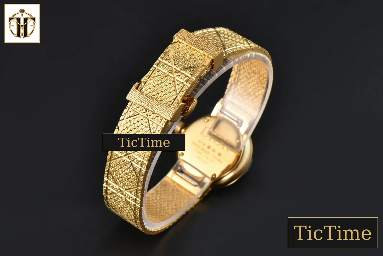La D My Dior 25mm K11F Diamond Gold Dial Quartz — foto 22