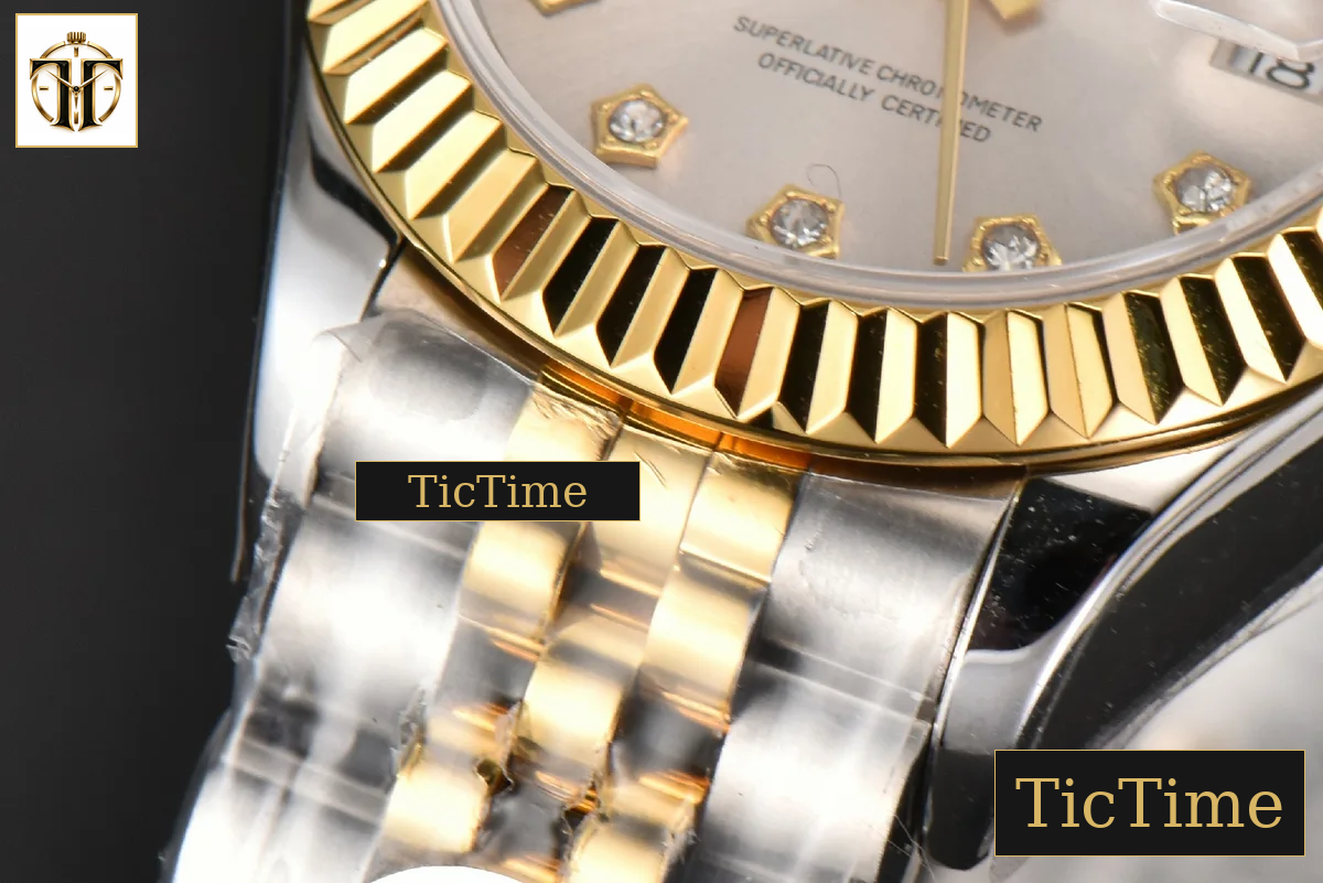 DateJust Ladies 28mm WF YG/SS Silver Dial Diamond Roma Marker Jubilee Bracelet A2236 — foto 11