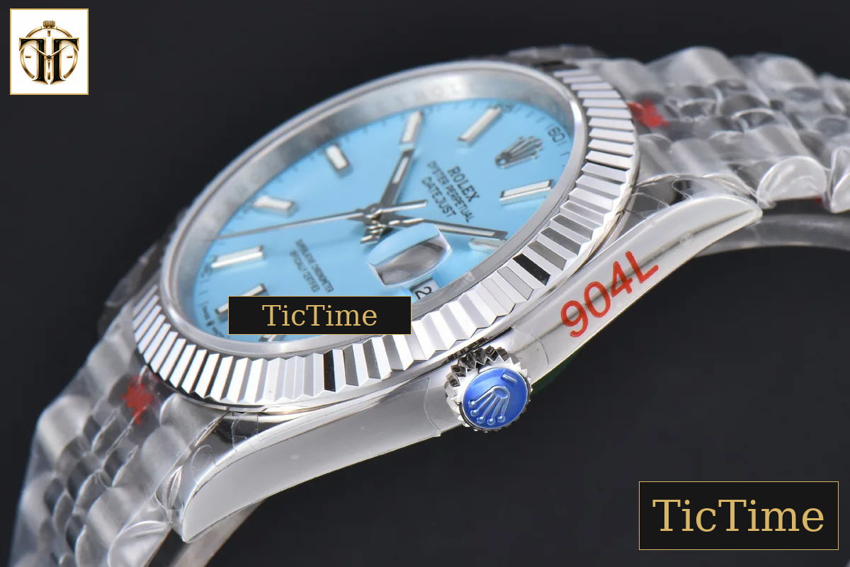 DateJust 126334 41mm GMF Tiffany Blue Dial Jubilee Bracelet Tungsten Heavy Version A3235 — foto 12