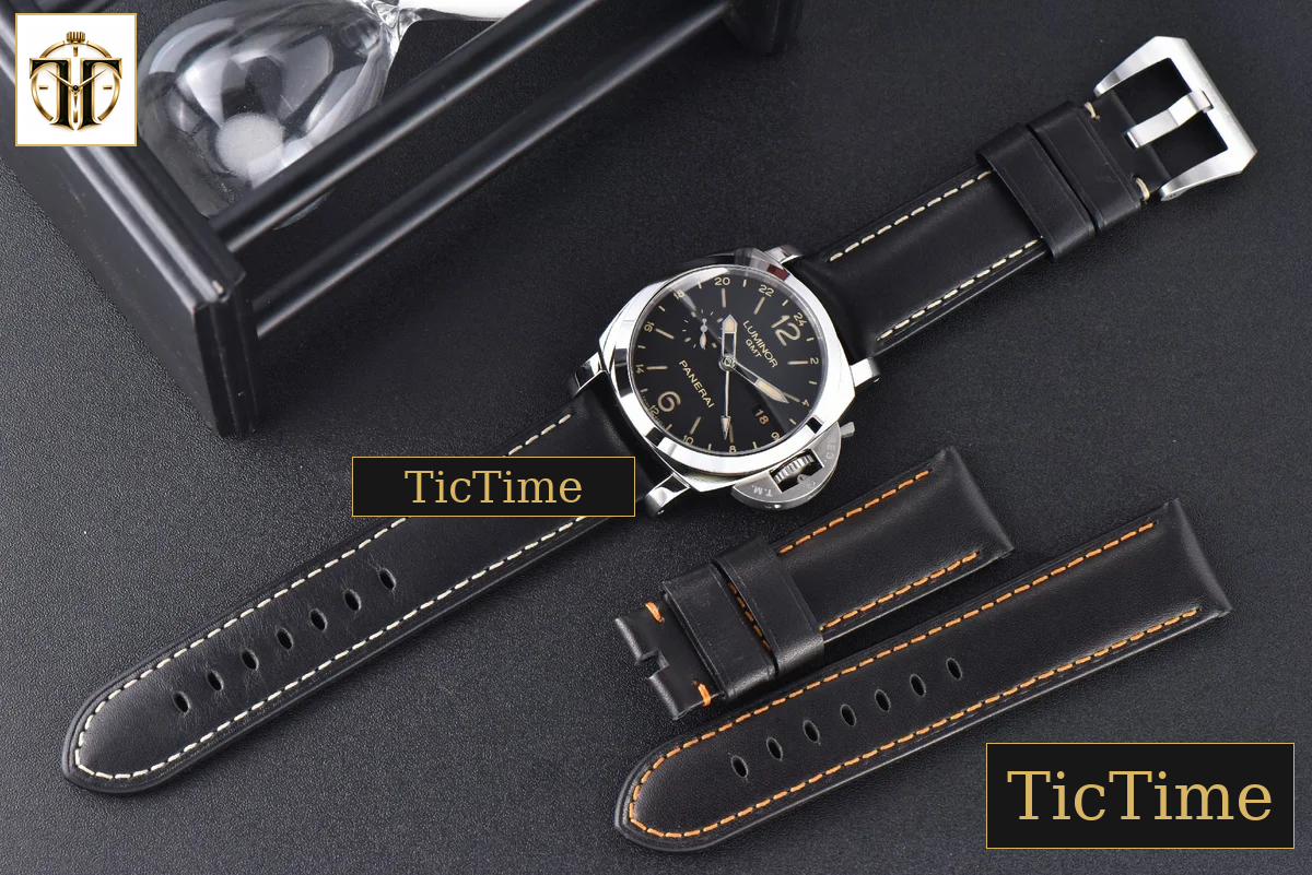 “Q” Luminor GMT PAM531 44mm VSF Black Dial Leather Strap P9003 — foto 31