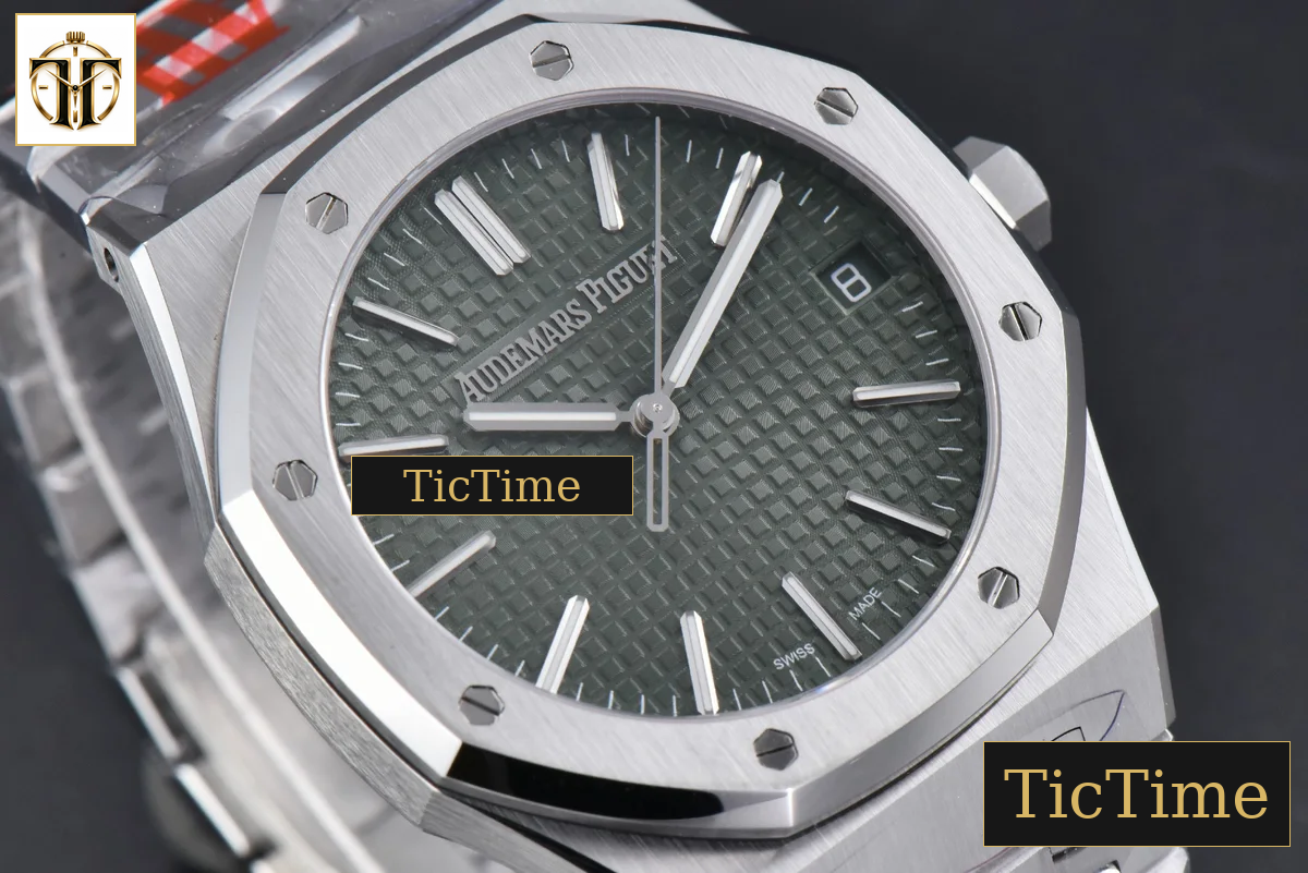Royal Oak “50th Anniversary” 15510 41mm ORF SS Green Dial SS Bracelet SA4302 — foto 12