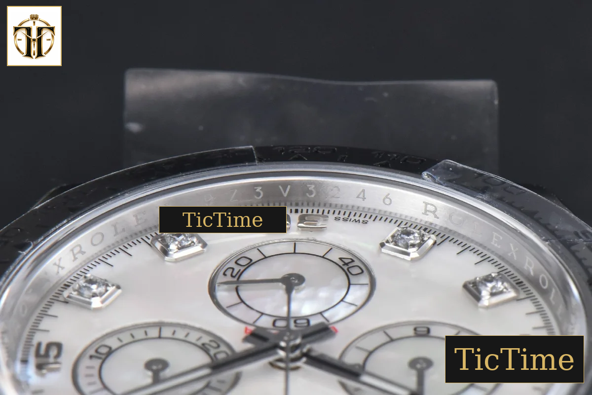 Daytona 116509 40mm Clean Factory SS MOP Dial Diamond Marker SS Bracelet A4130 — foto 14
