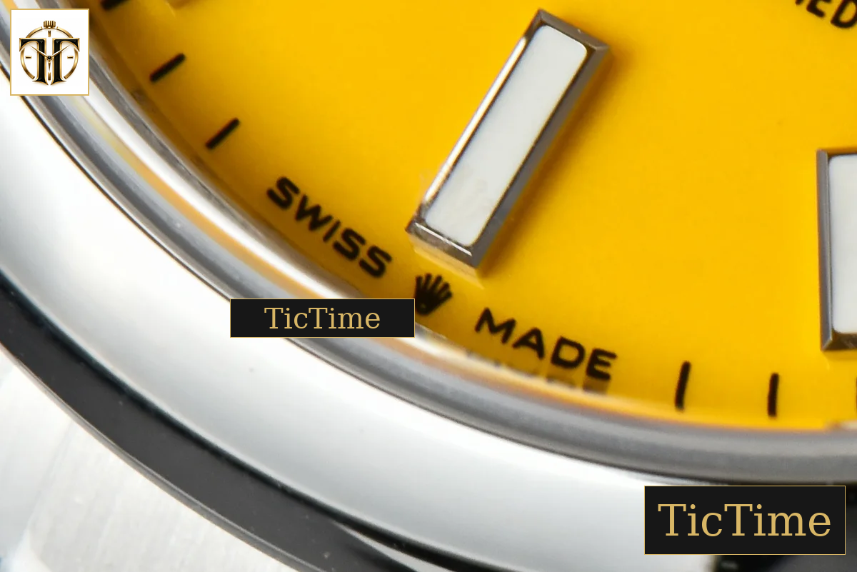 Oyster Perpetual 277200 31mm EWF Yellow Dial SS Bracelet A3230 — foto 8