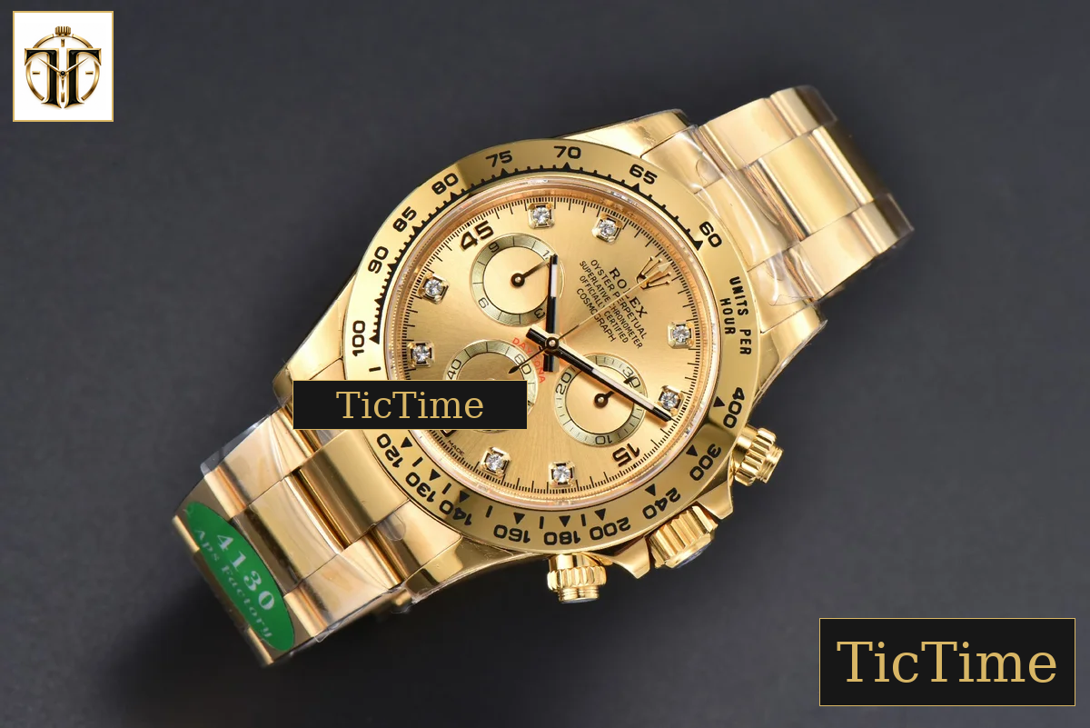 Daytona 116508 APSF YG YG Dial Diamond Marker YG Bracelet SH4130 — foto 4