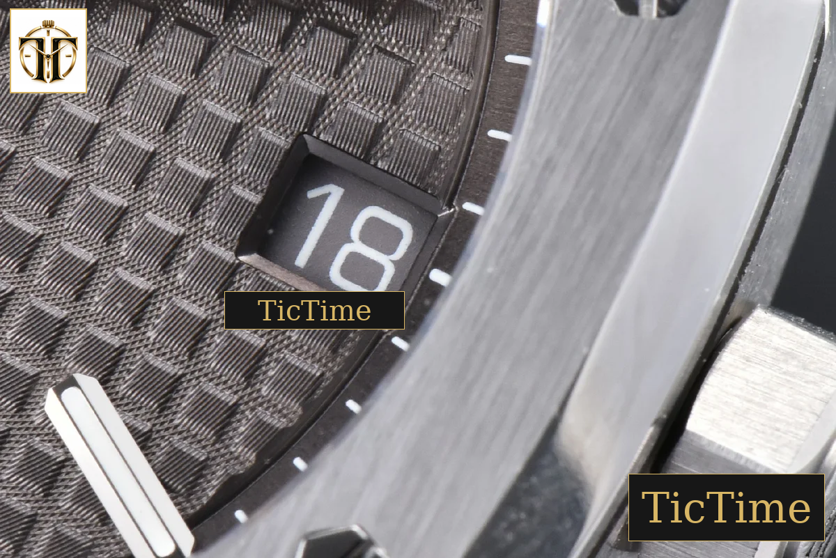 Royal Oak 15500 41mm APSF Gray Textured Dial SS Bracelet V2 A4302 — foto 9
