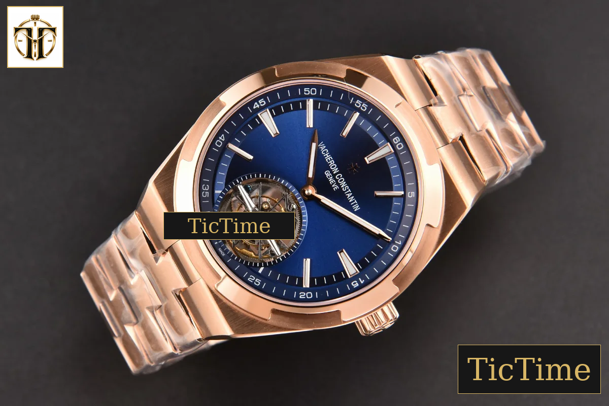 Overseas Tourbillon 6000V 42.5mm BBRF RG Blue Dial RG Bracelet Tourb — foto 13