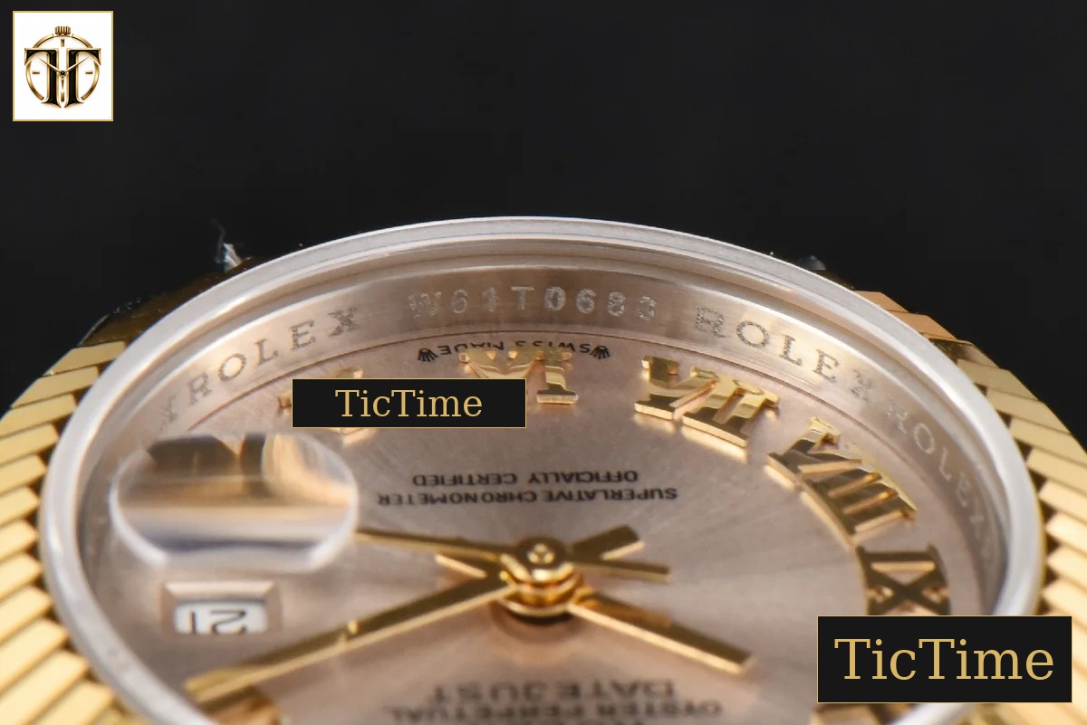 DateJust Ladies 28mm WF YG/SS Silver Dial Roma Marker Jubilee Bracelet A2236 — foto 15