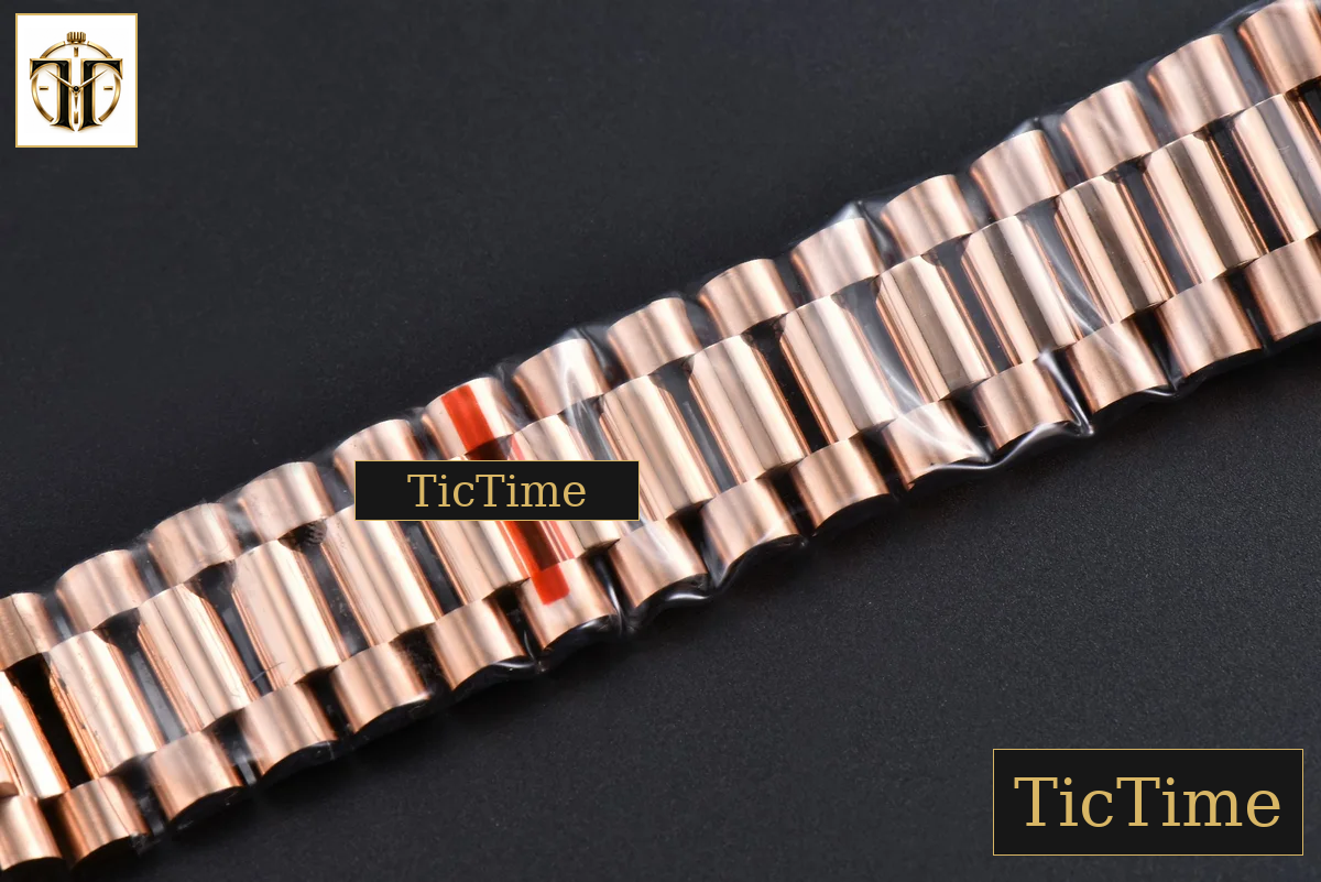 DayDate Tungsten 40mm GMF RG Sinople Dial Diamond Marker President Bracelet 165g VR3255 — foto 35