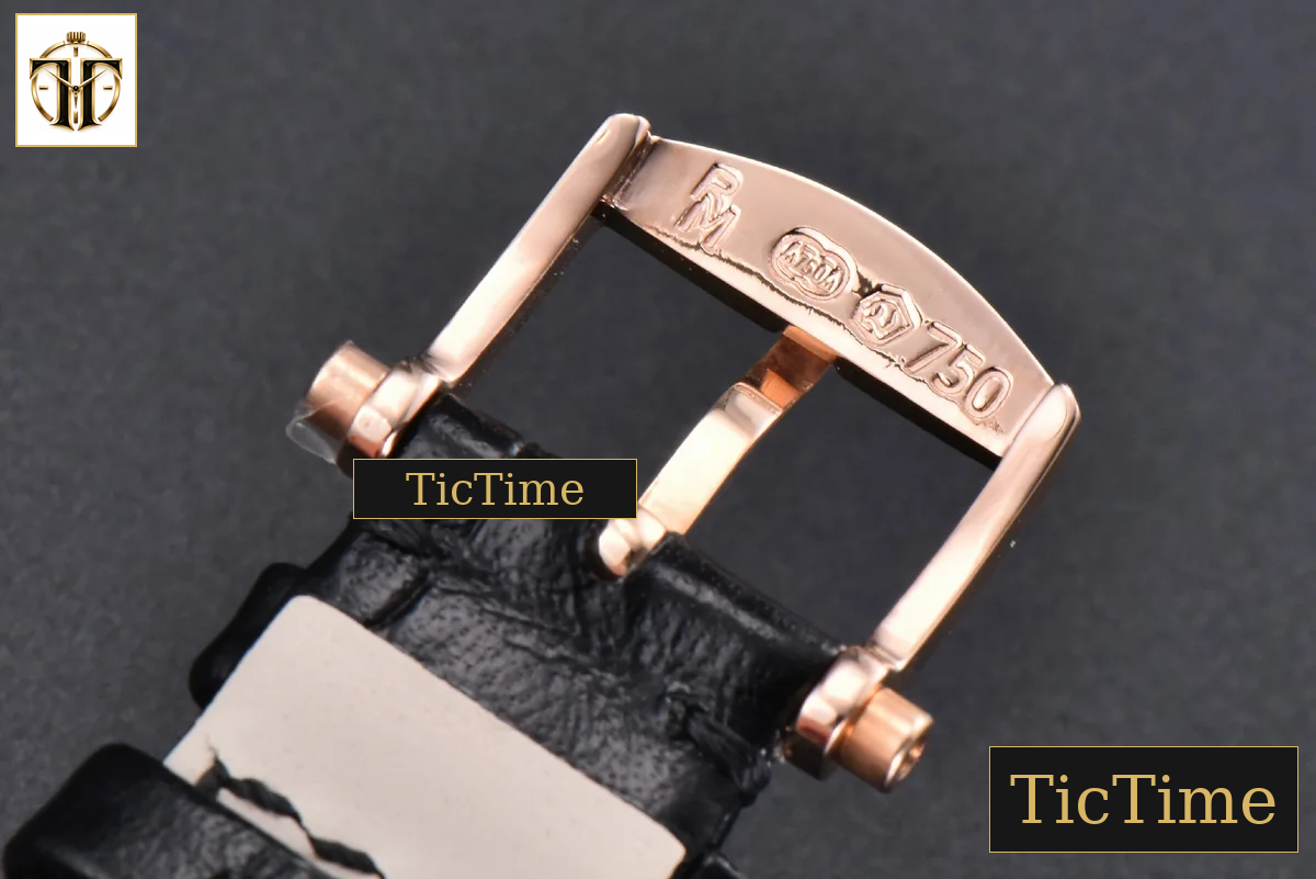 Tradition 7057BR 40mm ZF RG Gray Dial Black Subdial Black Leather Strap A505 — foto 23