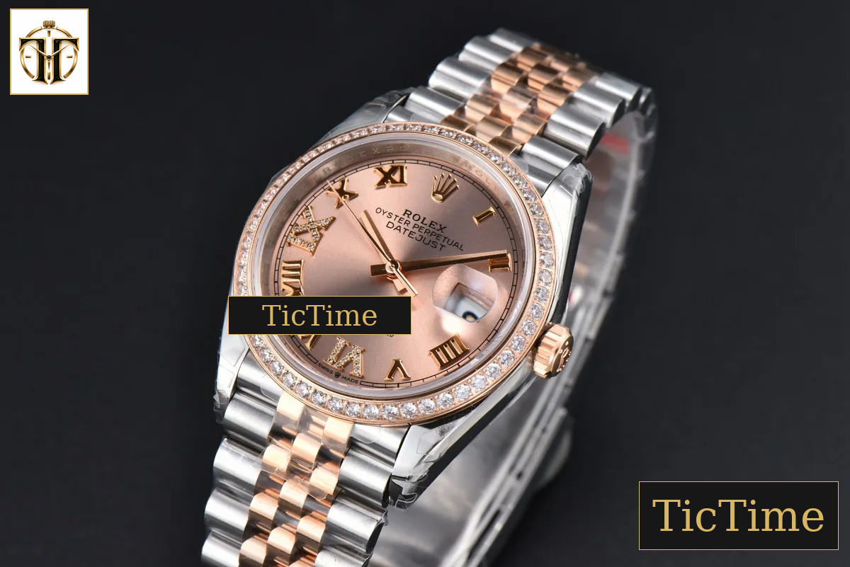DateJust 126231 36mm VSF RG/SS Diamond RG Dial Diamond Roma Marker Jubilee Bracelet VS3235 — foto 5