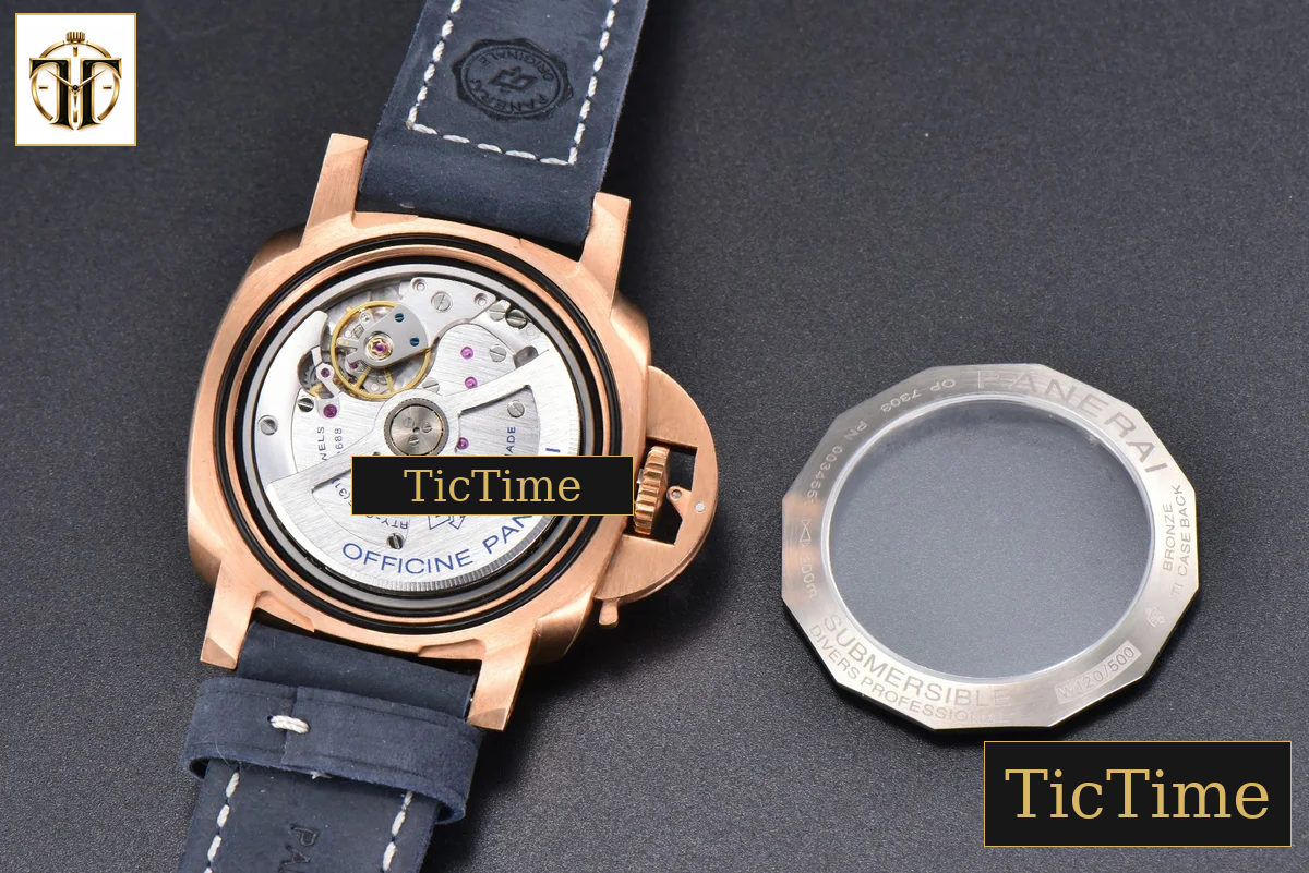 Submersible Quaranta PAM1074 42mm VSF Bronze Blue Dial Blue Leather Strap P900 — foto 24