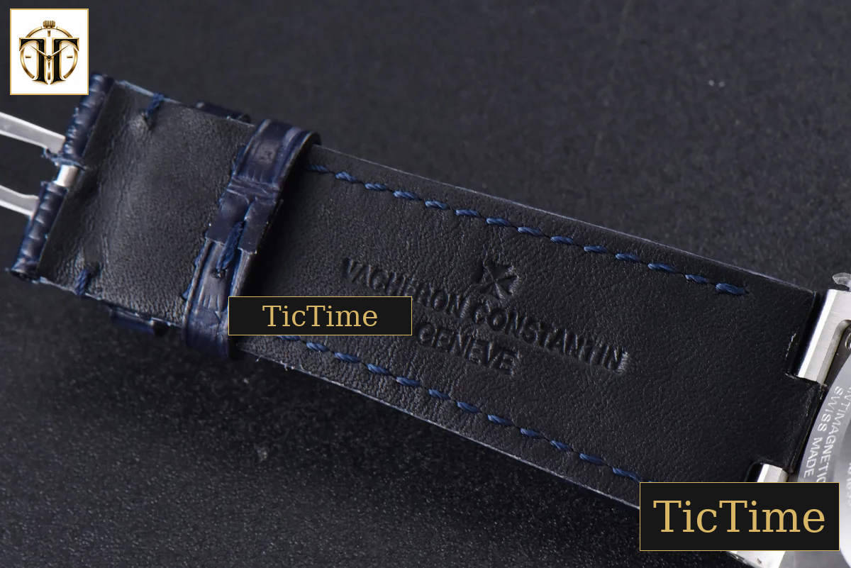 Overseas 47040 42mm MKF Blue Dial Leather Strap 9015 — foto 22