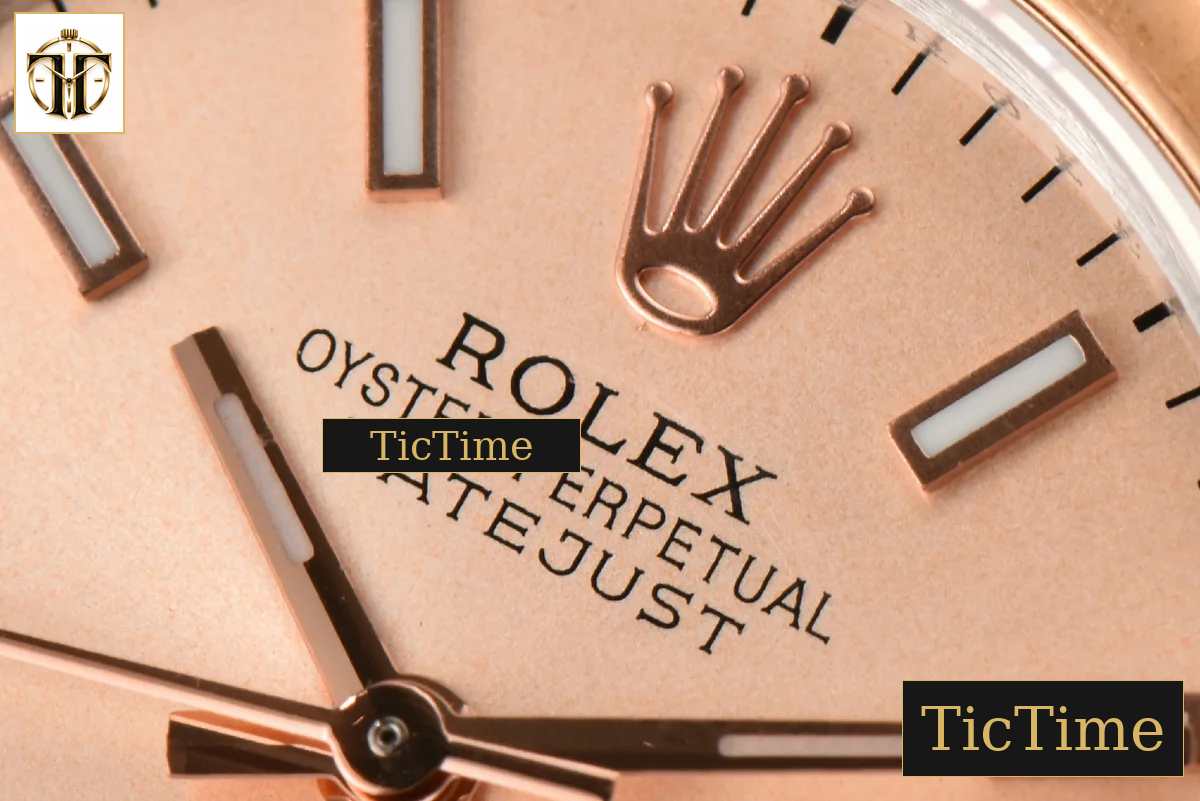 DateJust Ladies 904L 31mm WF RG/SS Smooth RG Dial Roma Marker Oyster Bracelet A2671 — foto 5