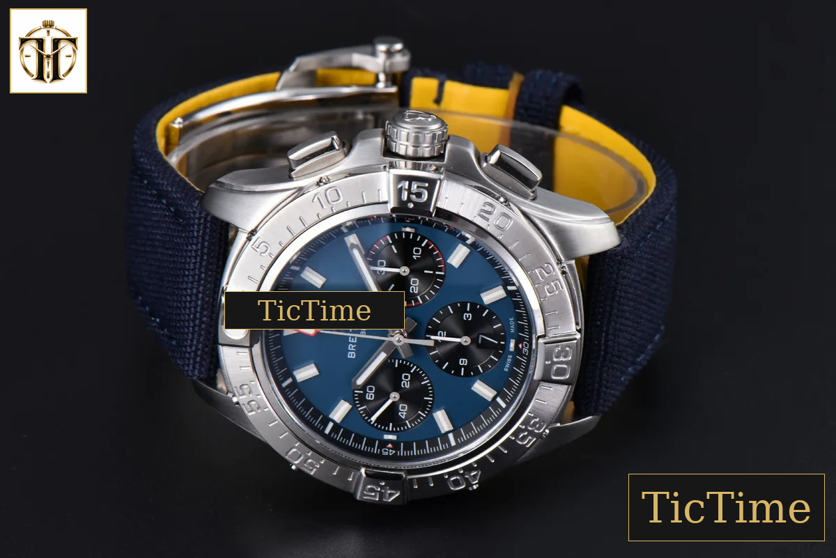 Avenger Chronograph 44mm BLSF SS Blue/Black Dial Blue Nylon Strap A7750 — foto 13
