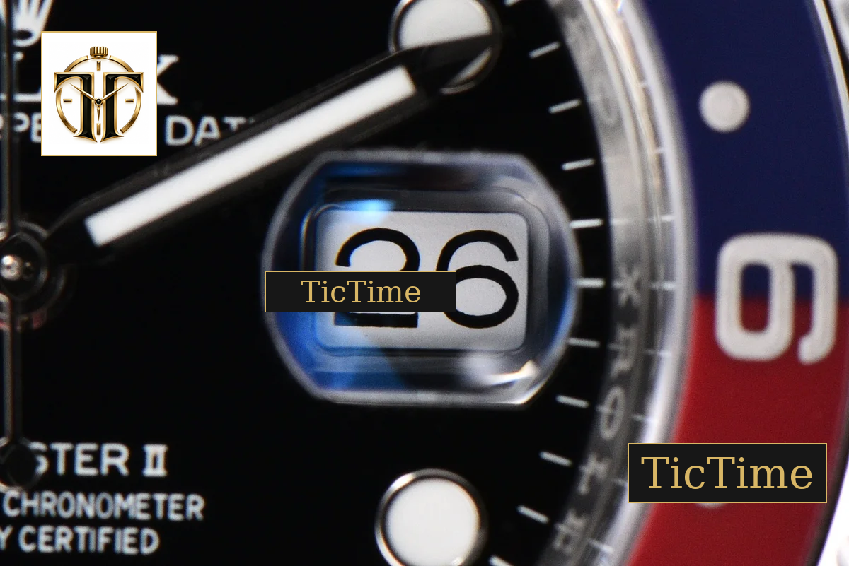 GMT Master BLRO Pepsi 126710 Gold Factory Red/Blue Bezel Jubilee Bracelet V4 — foto 7