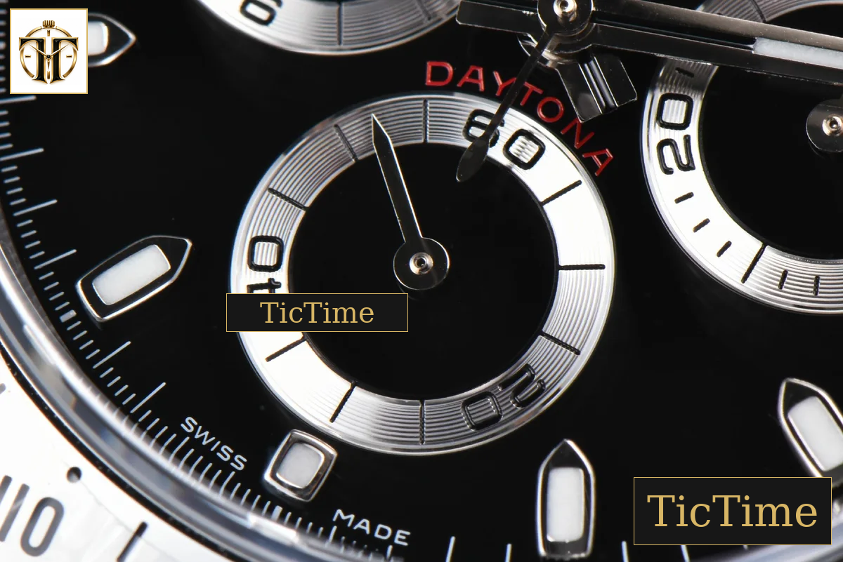 Daytona 904L 116520 40mm Clean Factory Black Dial 4130 — foto 9