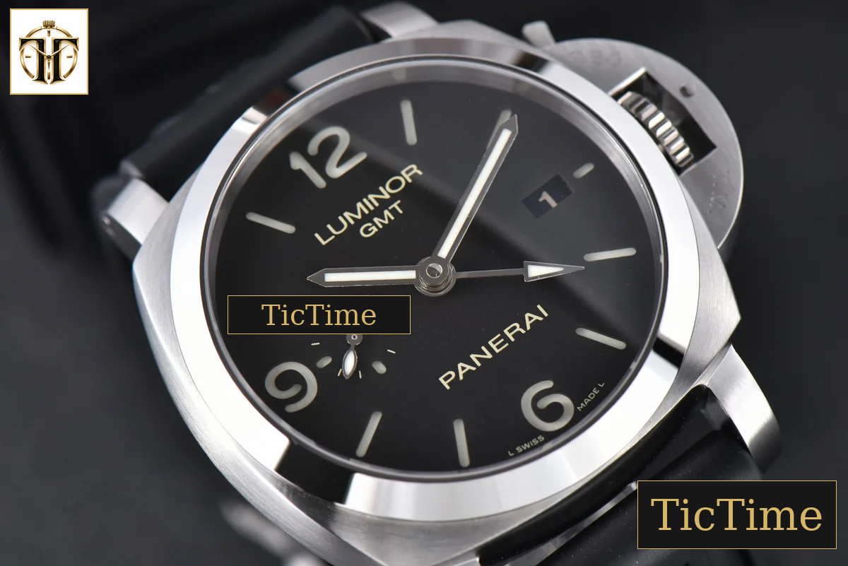 Luminor Marina GMT PAM320 44mm VSF Black Dial Rubber Strap P9001 — foto 9