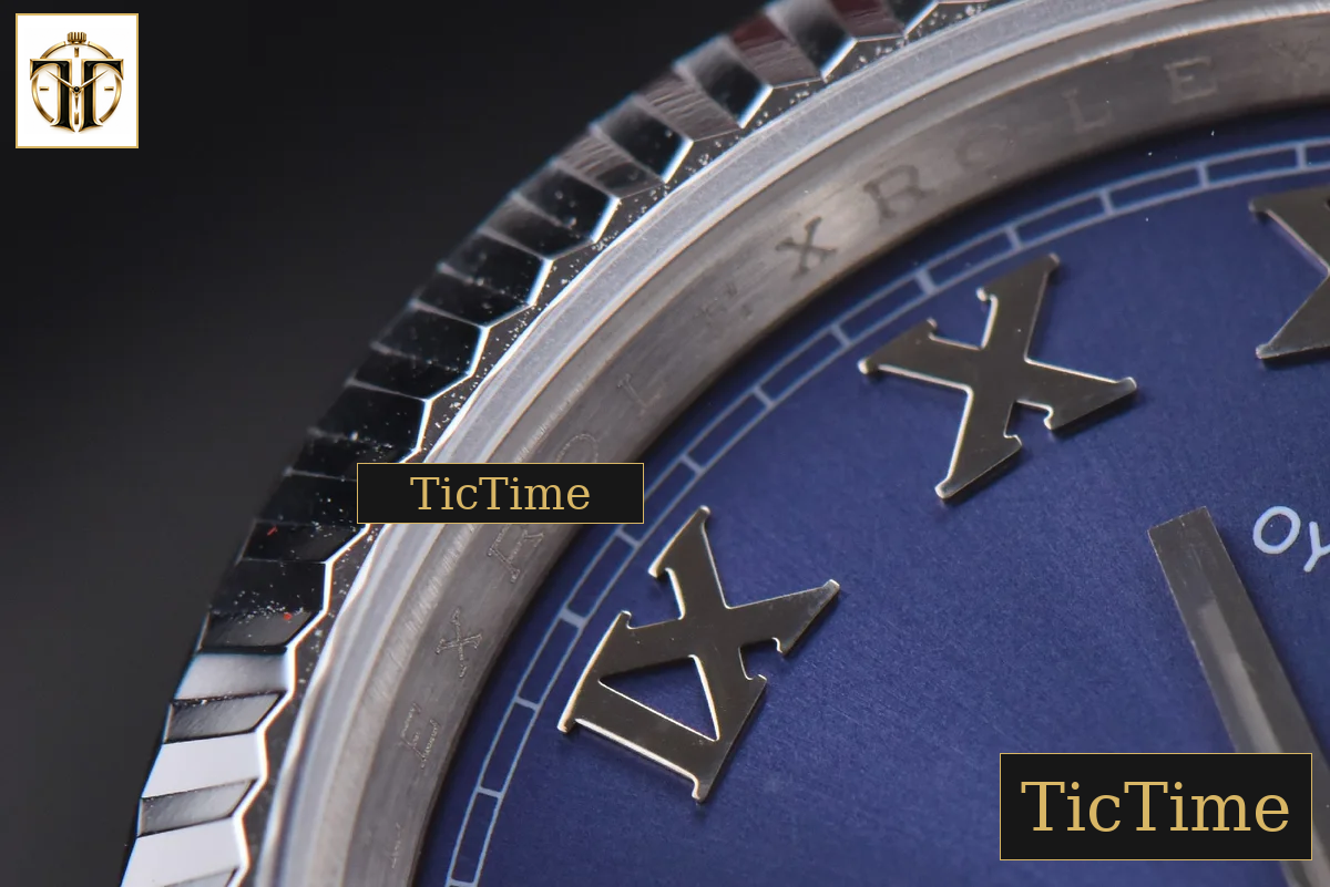 DateJust 36mm GMF SS Blue Dial Roma Marker Jubilee Bracelet VR3235 — foto 7