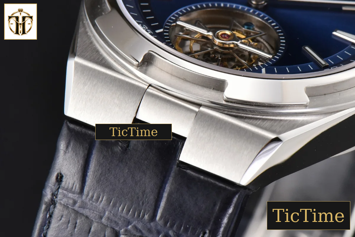 Overseas Tourbillon 6000V 42.5mm BBRF Blue Dial Blue Leather Strap Tourb — foto 10
