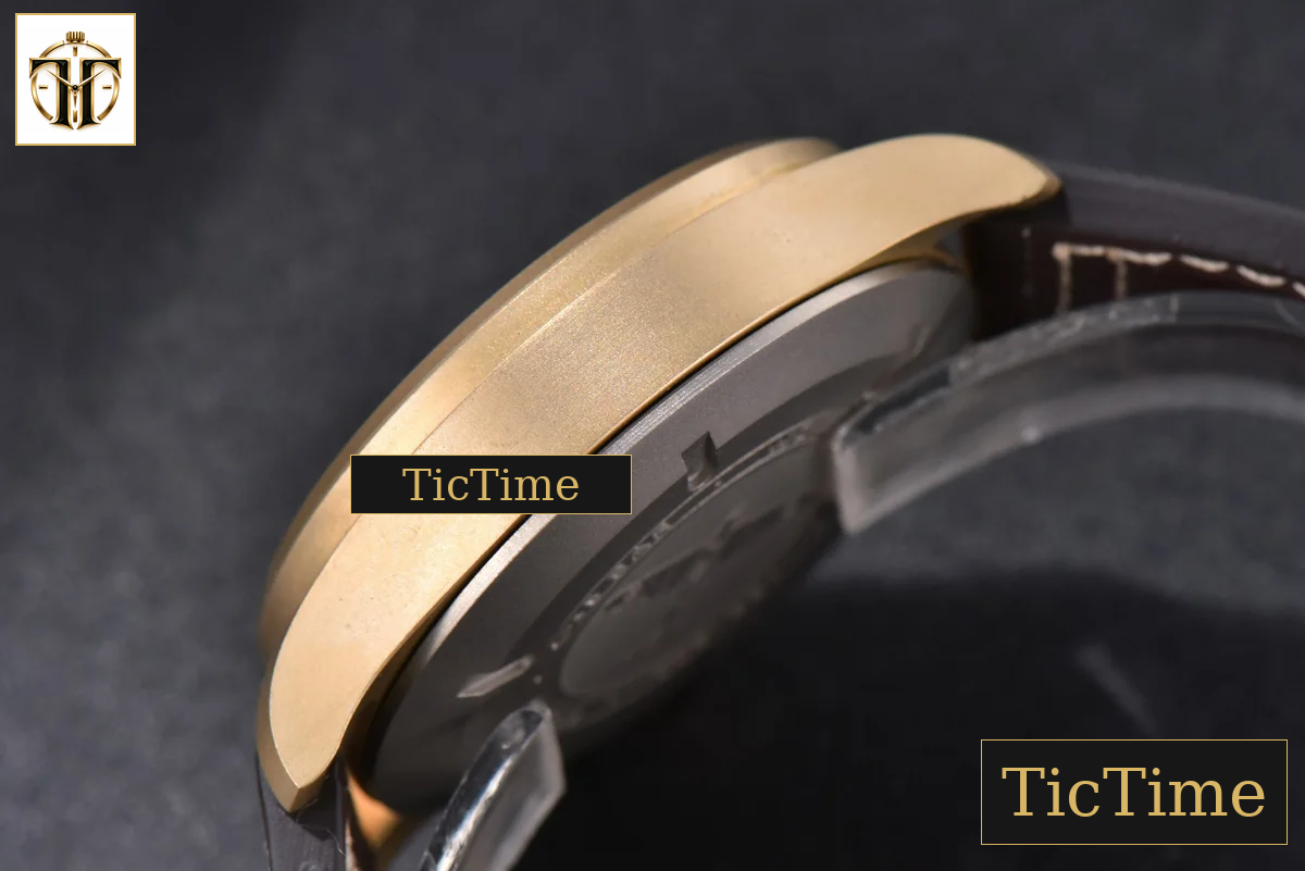 Pilot UTC Spitfire “MJ271” 41mm ZF Bronze Green Dial Brown Leather Strap A2836 — foto 13