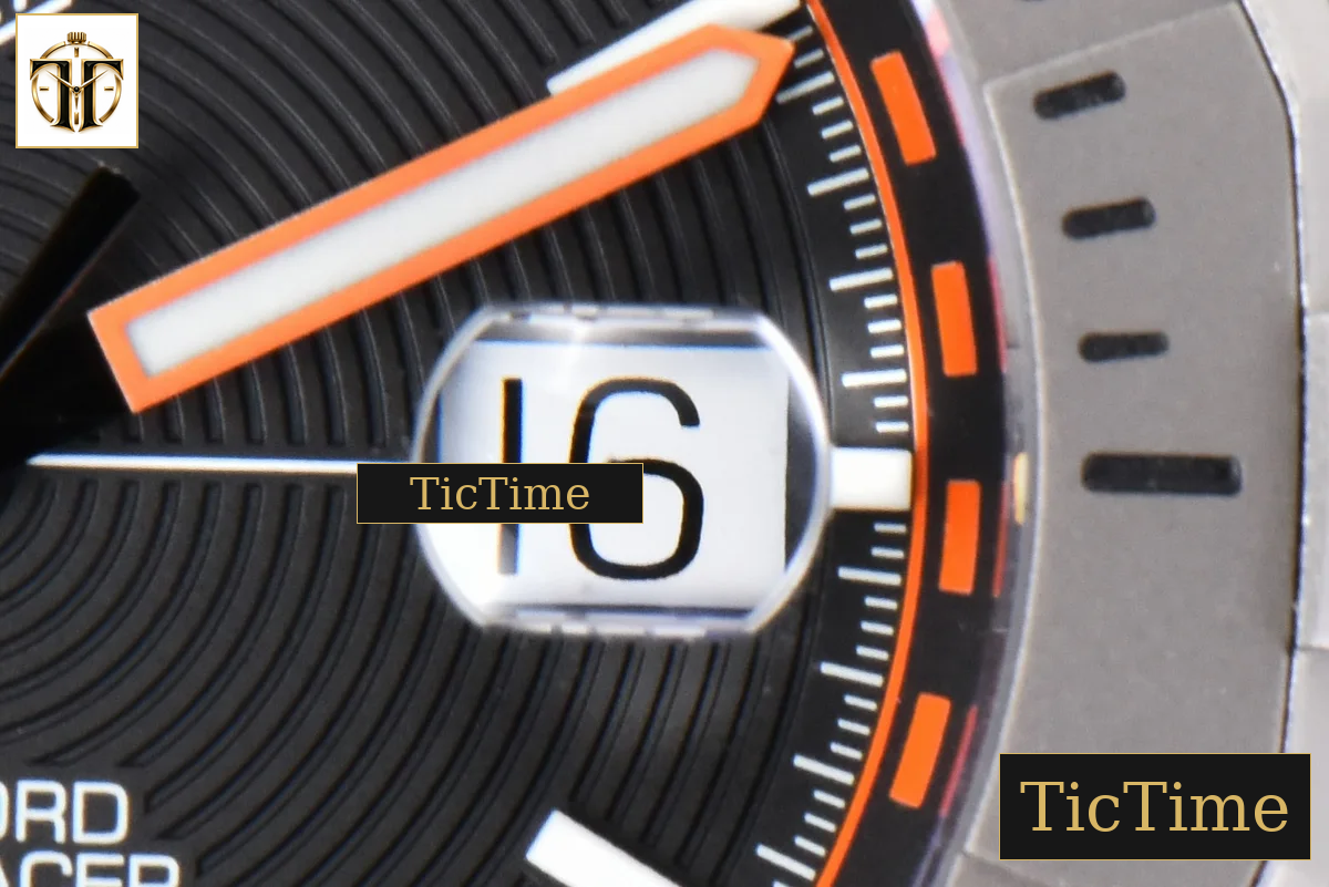 Aquaracer Bamford 43mm OF Black/Orange Dial SS Bracelet — foto 8