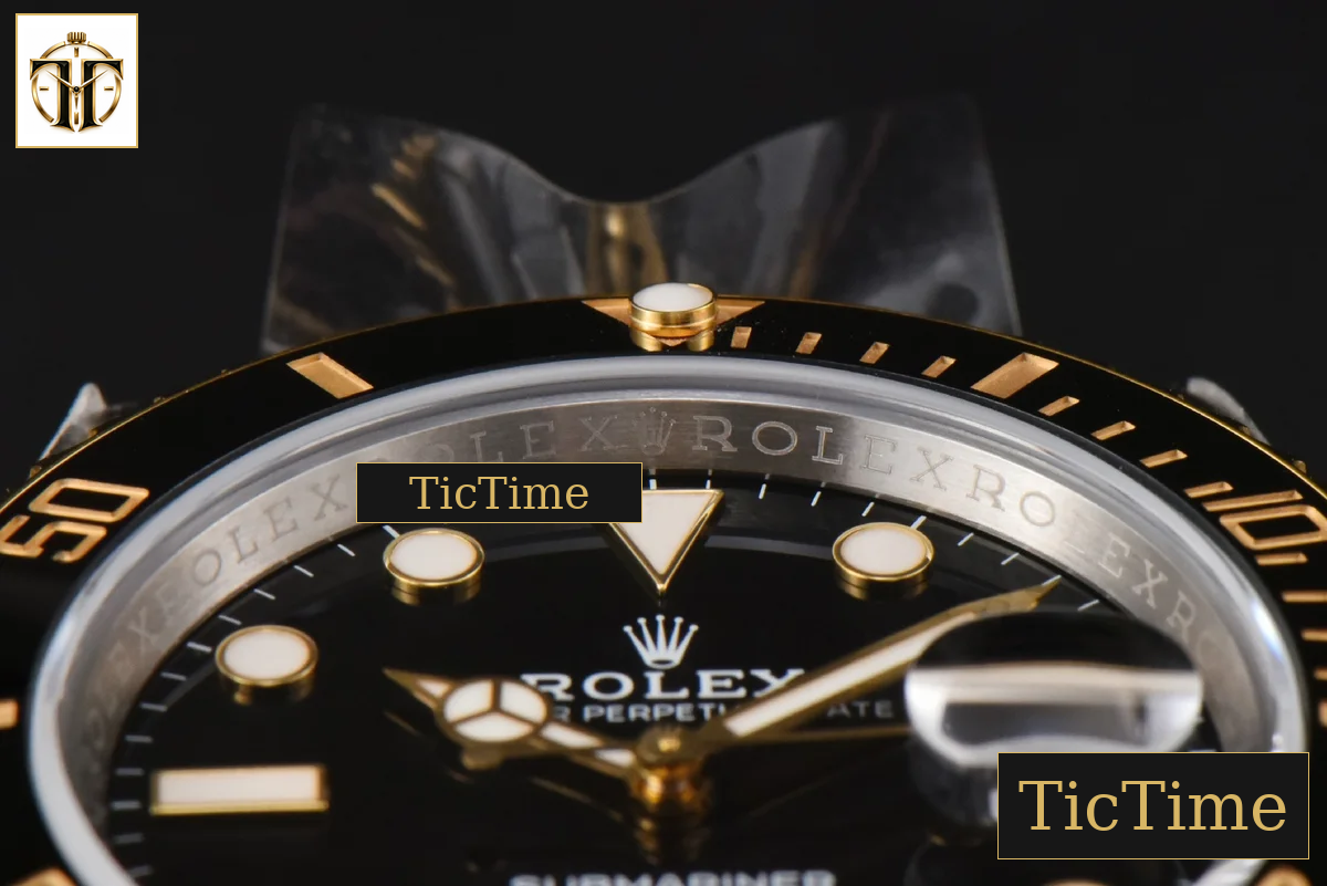 Submariner LN 904L 116613 King Factory YG/SS Black Ceramic Black Dial SS Bracelet VR3135 — foto 13