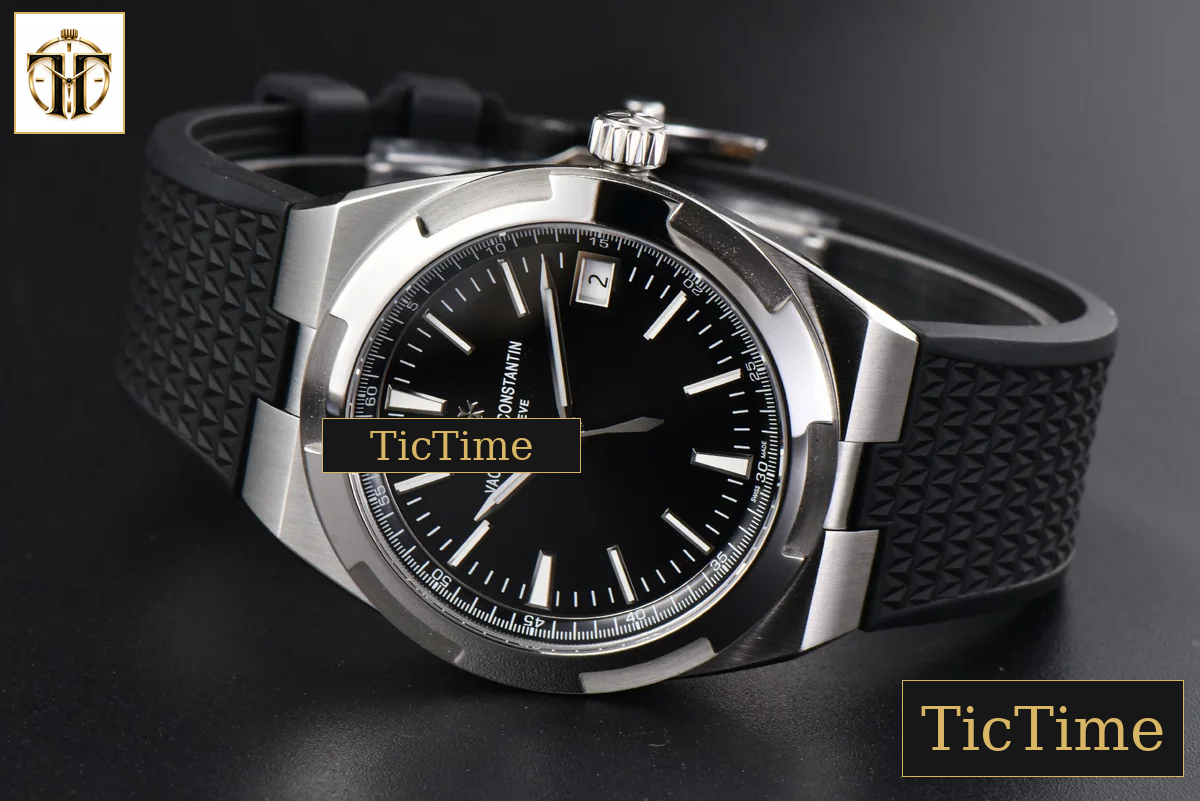 Overseas 4500V 41mm ZF Black Dial Black Rubber Strap A5100 — foto 12