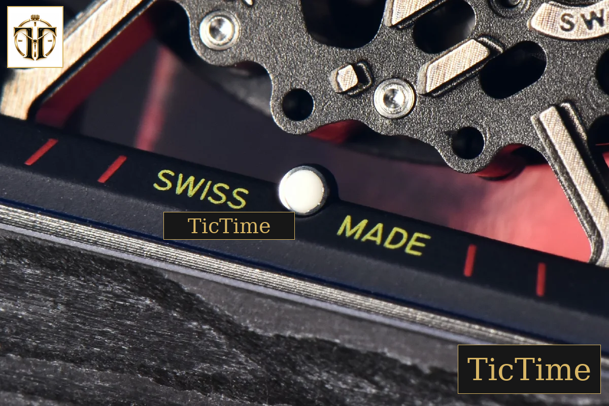 NTPT RM035-02 42mm ZF Skeleton Dial Red Rubber Strap NH05A — foto 10