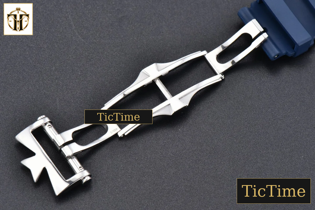 Overseas 47040 42mm PPF Blue Dial Blue Rubber Strap A1226 — foto 30