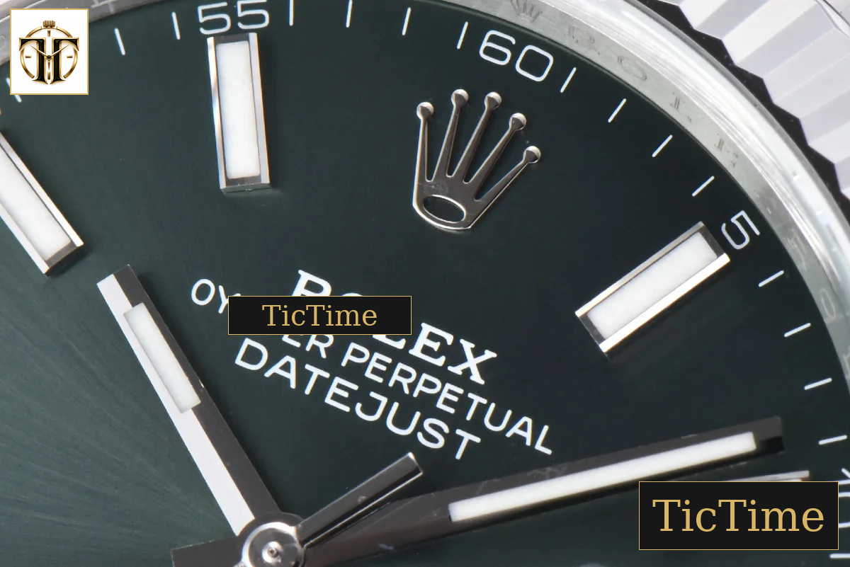 DateJust 904L Mint 126334 41mm Clean Factory Green Dial Jubilee Bracelet VR3235 — foto 5