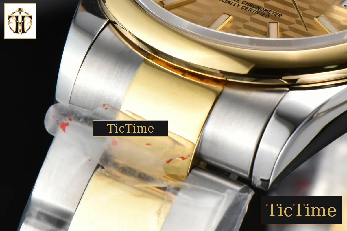DateJust 36mm BPF YG/SS Smooth YG Motif Dial Oyster Bracelet A2824 — foto 12