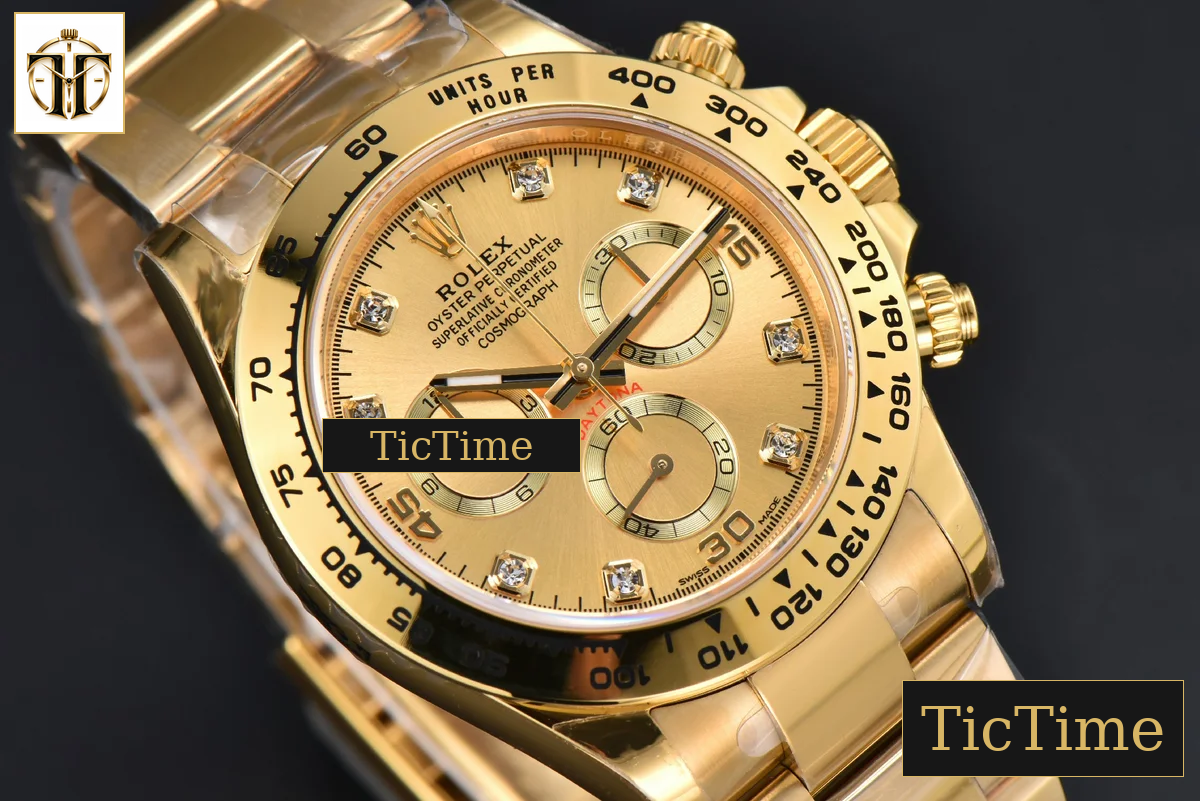 Daytona 116508 APSF YG YG Dial Diamond Marker YG Bracelet SH4130 — foto 15