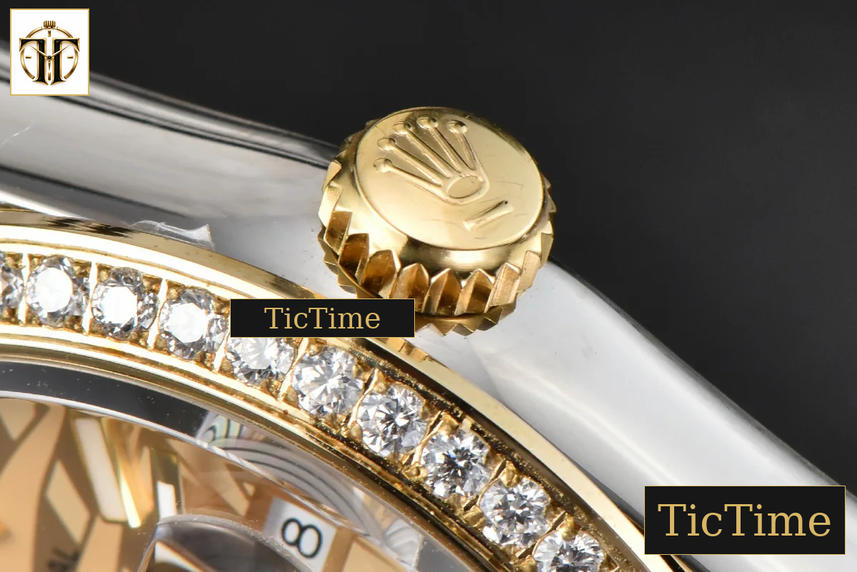 DateJust 36mm BPF YG/SS Diamond YG Plam Dial Oyster Bracelet A2824 — foto 16