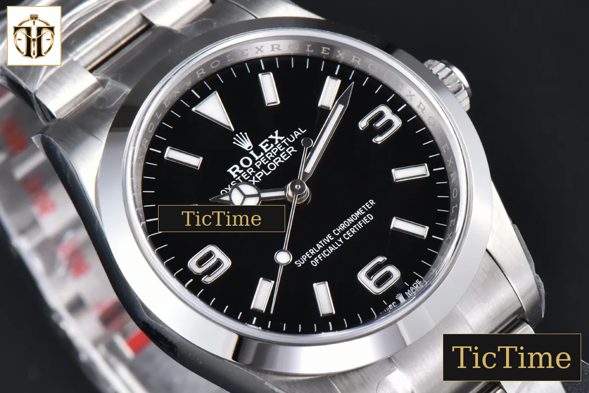 Explorer I 904L 124270 36mm Clean Factory Black Dial SS Bracelet VR3230 — foto 14