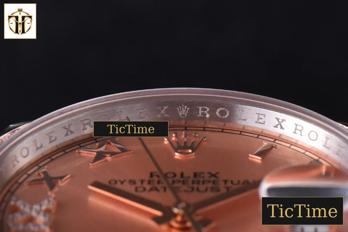 DateJust 36mm EWF SS/RG RG Dial Diamond Roma Marker Diamond Bezel Oyster Bracelet A3235 — foto 12