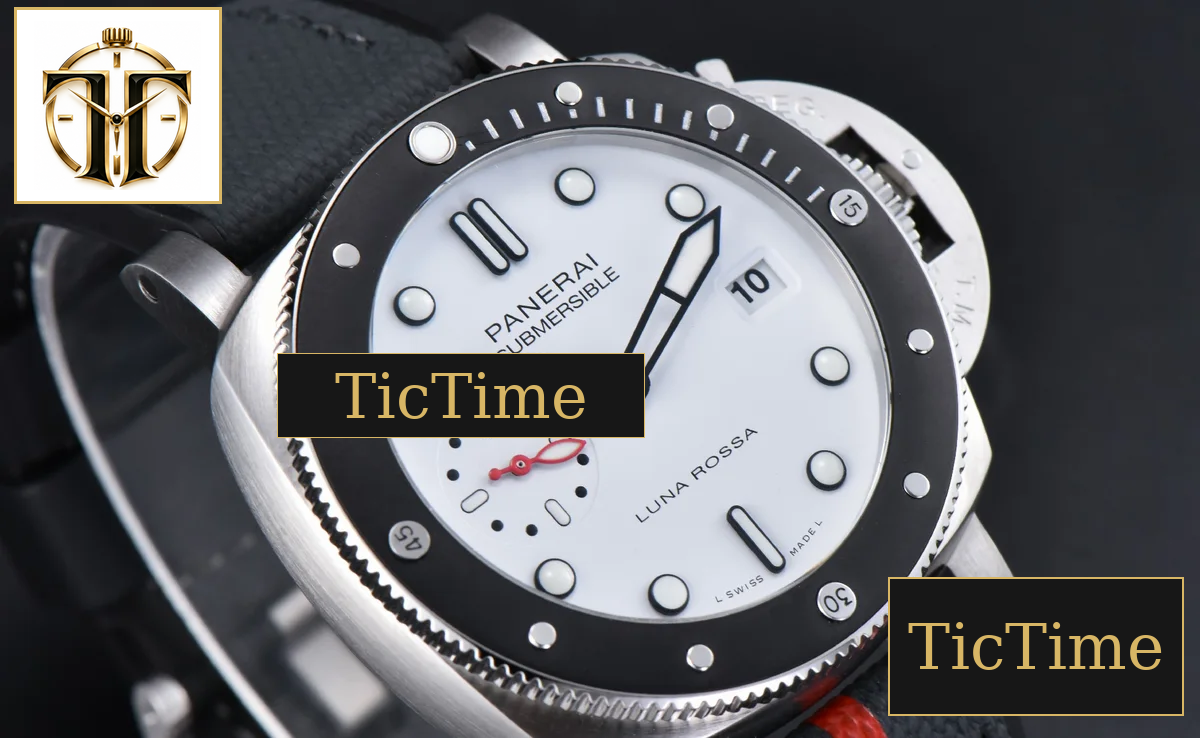 Submersible Luna Rossa PAM1579 42mm VSF White Dial Gummy Strap P900 — foto 13