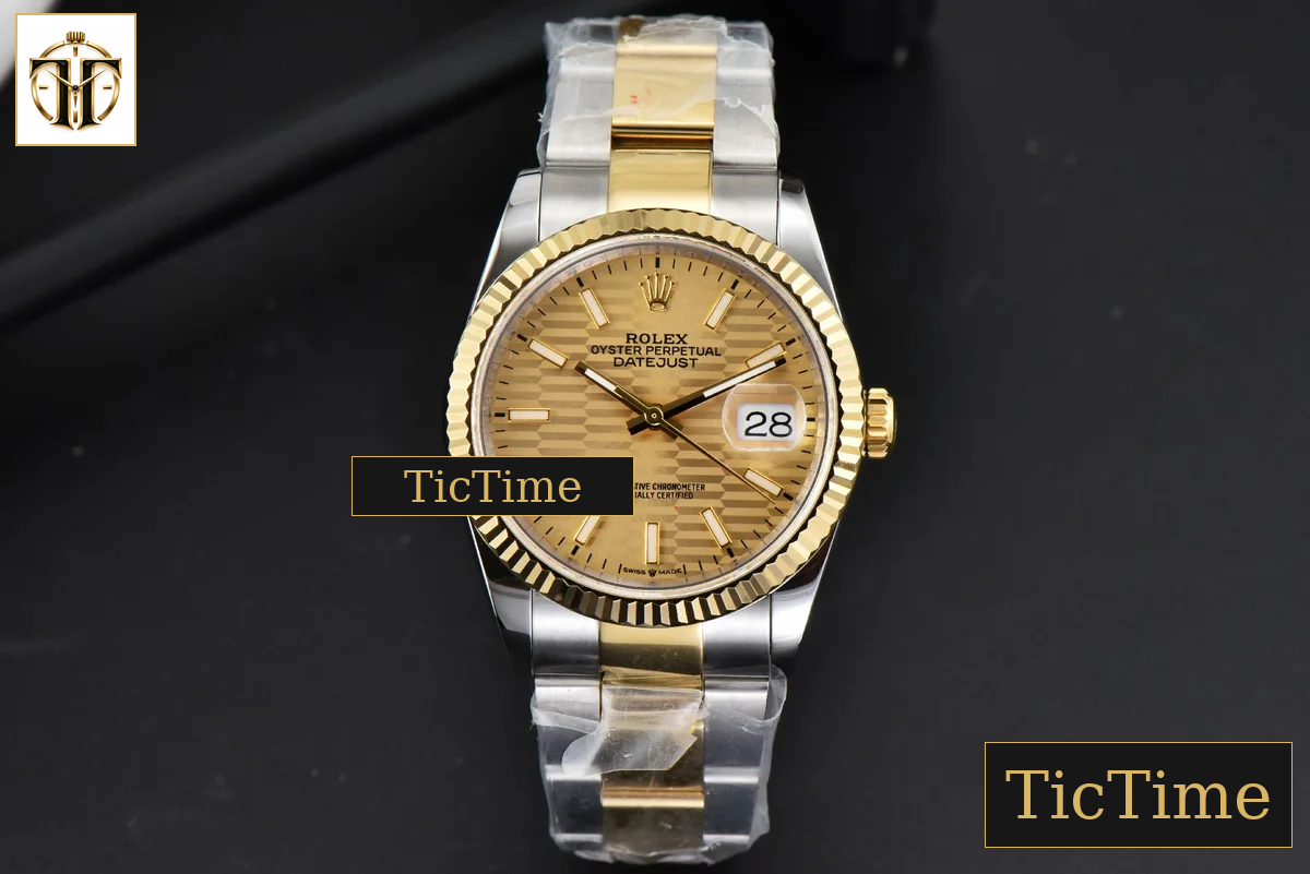DateJust 36mm BPF YG/SS YG Motif Dial Oyster Bracelet A2824 — foto 3