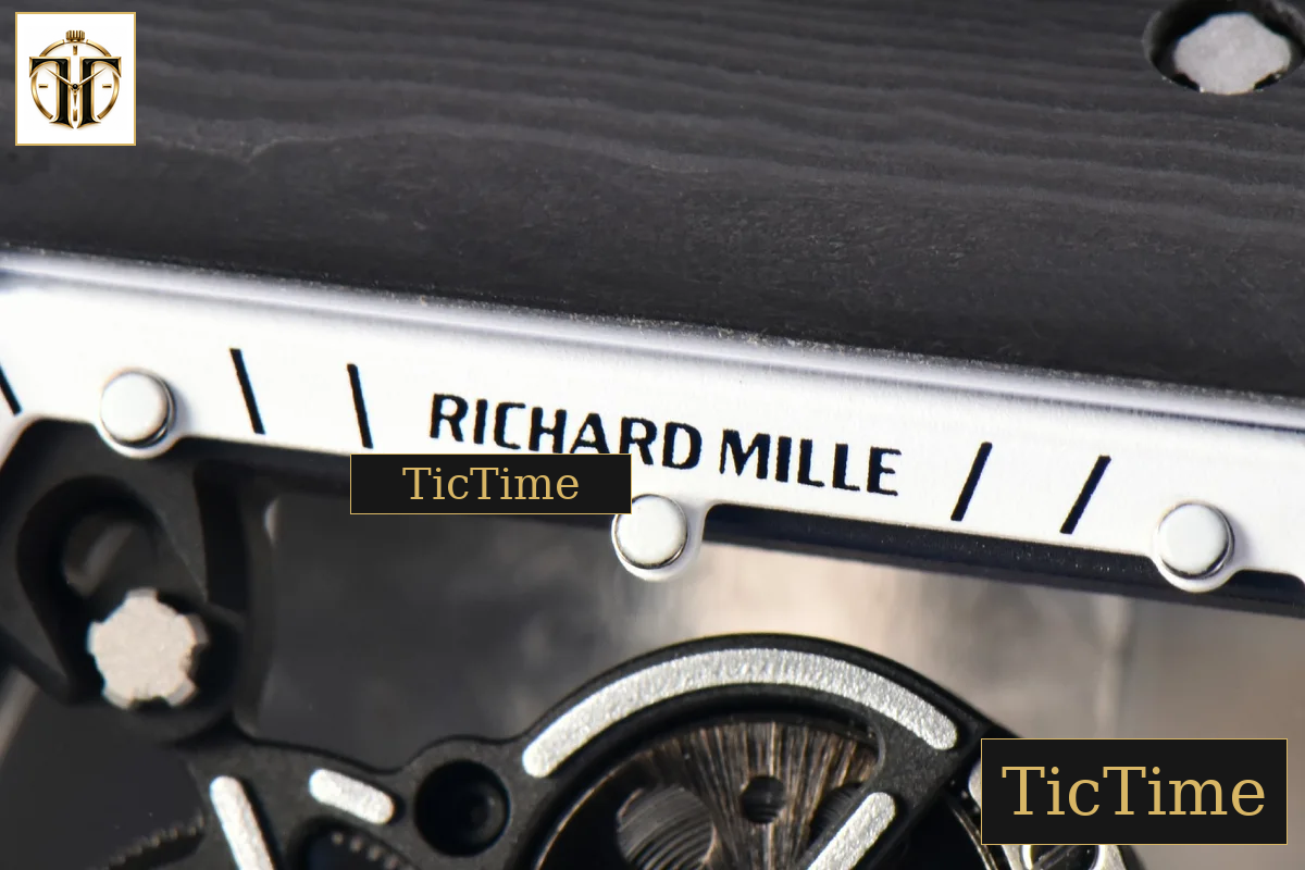 NTPT RM055 43mm ZF White Bezel White Crown White Rubber Strap V6 RMUL2 — foto 6
